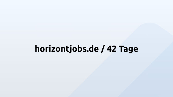 horizontjobs.de / 42 Tage