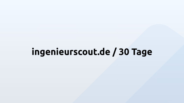 ingenieurscout.de / 30 Tage