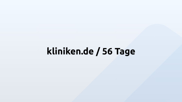 kliniken.de / 56 Tage
