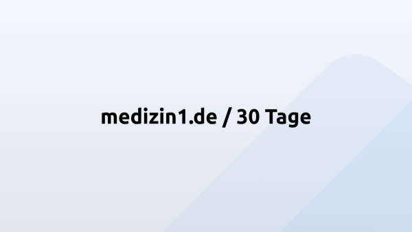 medizin1.de / 30 Tage