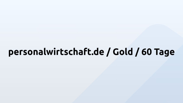 personalwirtschaft.de / Gold / 60 Tage
