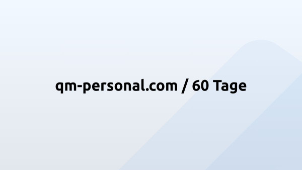 qm-personal.com / 60 Tage