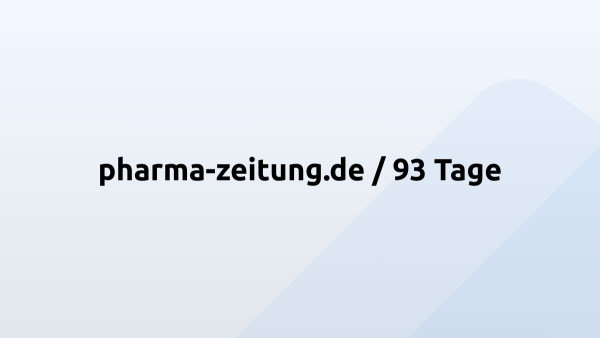 pharma-zeitung.de / 93 Tage