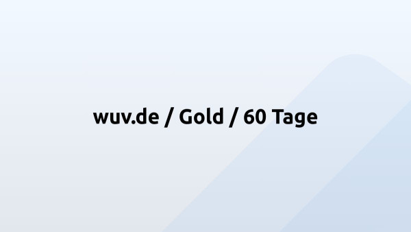 wuv.de / Gold / 60 Tage