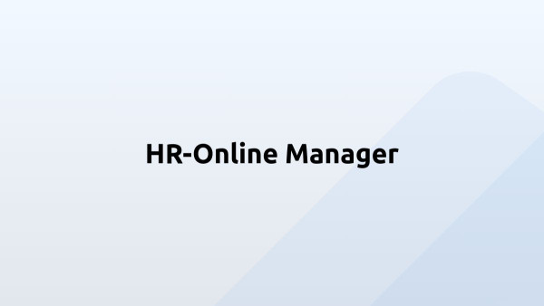 HR-Online Manager
