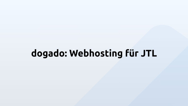 dogado: Webhosting für JTL