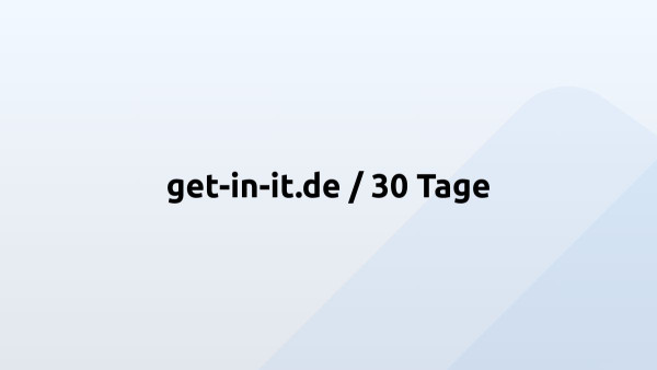 get-in-it.de / 30 Tage