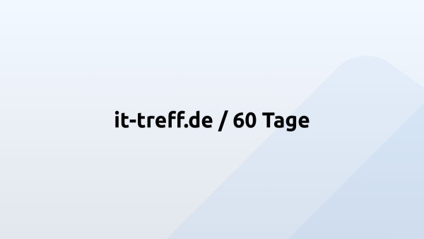 it-treff.de / 60 Tage