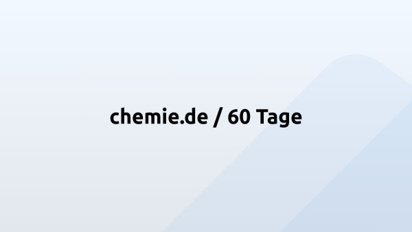 chemie.de / 60 Tage